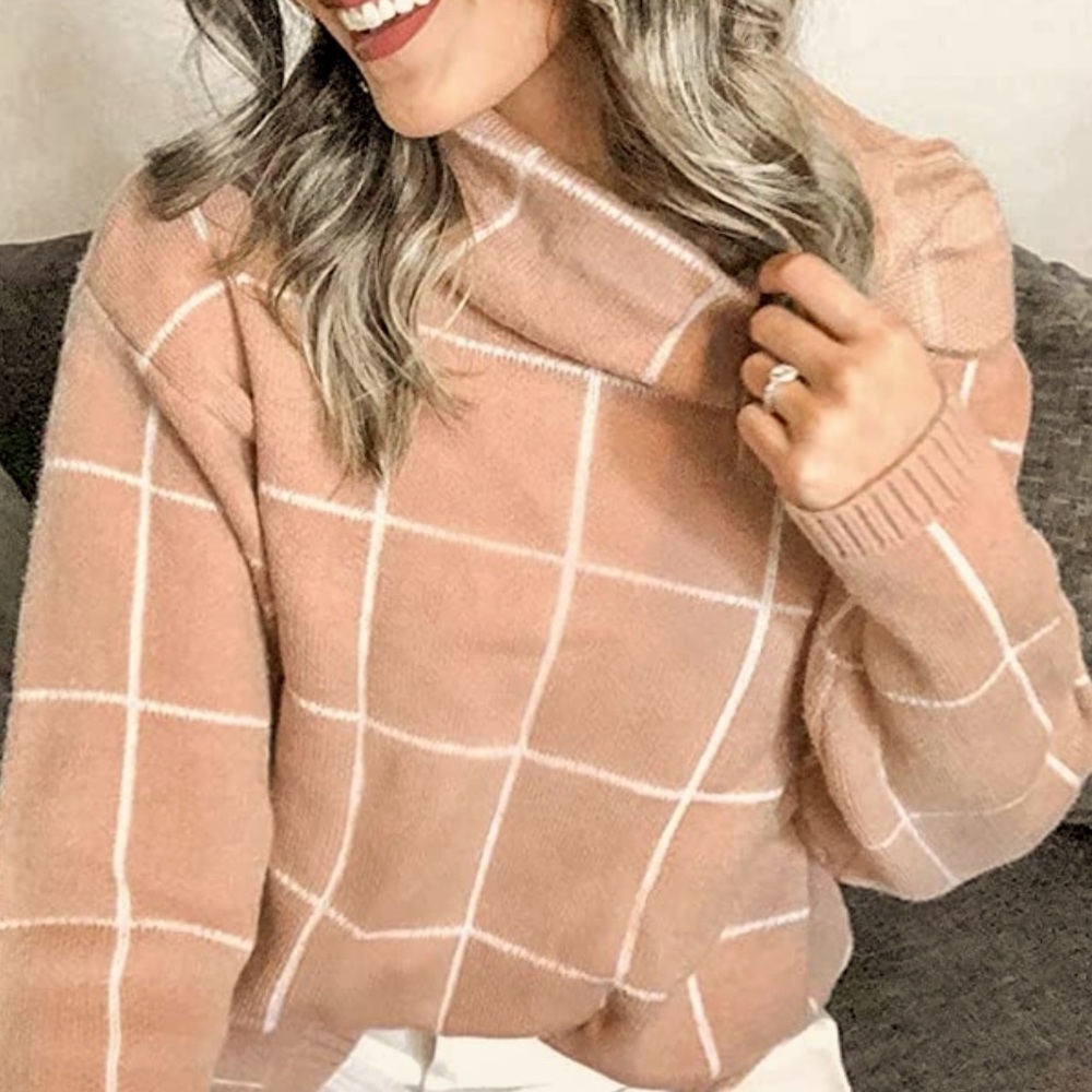 Turtleneck Knit Sweater
